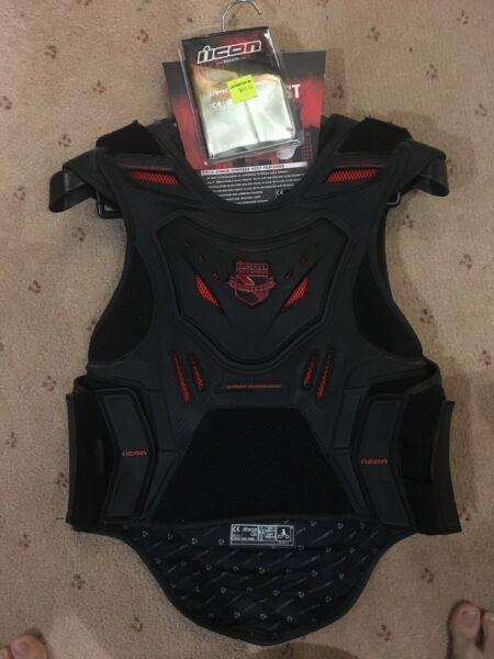 Icon Red Stryker armour Vest