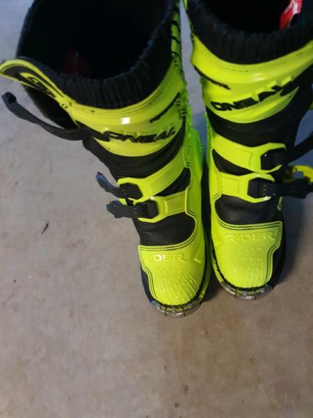 Never used O'Neal Rider off road motorcycle boots
