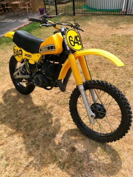 Rare motorcycle Yamaha YZ 400 1979