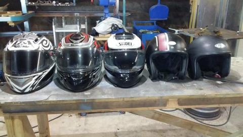 motor cycle helmets and jackets