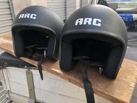 2 Helmets 1 small 1 large