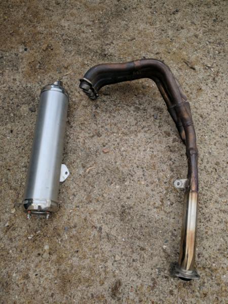 2005 Suzuki GSXR 600 K5 Original Exhaust and Downpipes