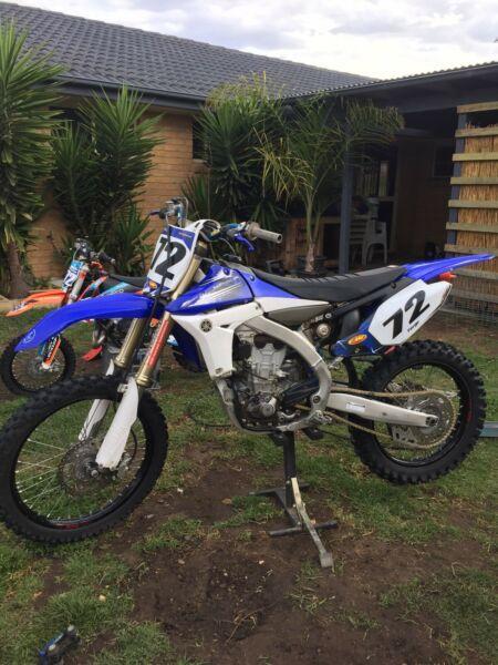 2013 yz450f excellent condition swap for 250