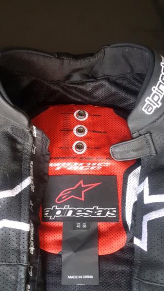 Motorcycle jacket Alpine stars as new condition