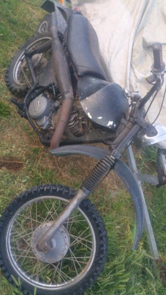 Suzuki TS250 1977 VMX Vintage Retro Trail Bike, fresh engine