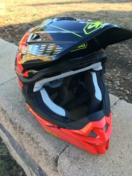 Shoei motocross helmet