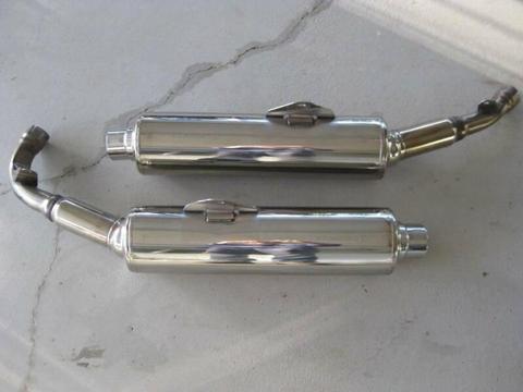 Exhaust (mufflers only) suit Honda VTR1000 (2005)