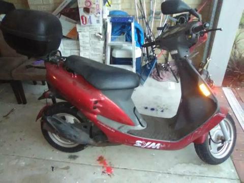 Red Devil 50cc Scooter