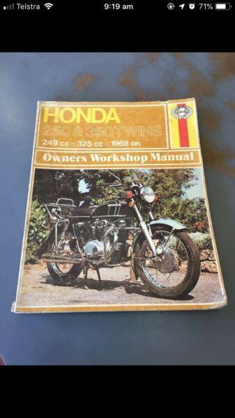 Honda CB250 1974 Work Shop Manual