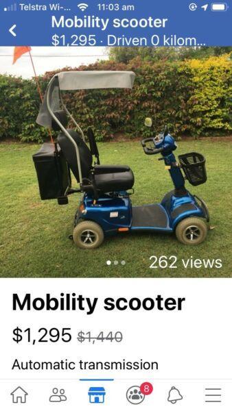 Wanted: Mobility scooter Merrits eclipse brand