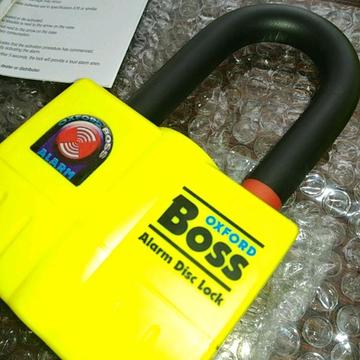 Oxford Boss alarm disc lock motorcycle