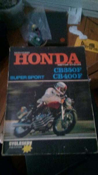 Honda CB350F - Super Sport CB400F Workshop Manual