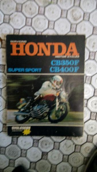 Honda CB350F/Super Sport CB400F Workshop Manual