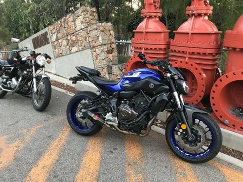 MT07 LAMS 2017 Yamaha Motorbike