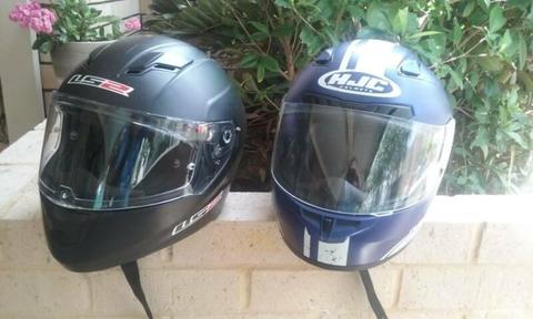 MOTORBIKE / MOTORCYCLE HELMET (2 available) Small-Medium