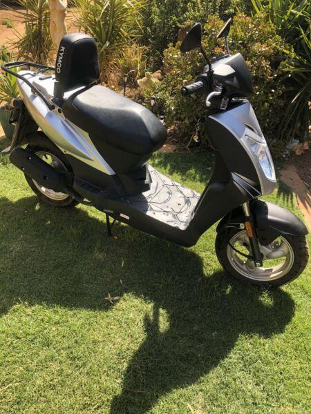Kymco Agility 50cc 4T Silver Scooter/Moped
