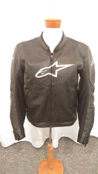 alpinestars leather motorcycle jacket