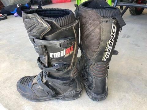 O'Neil Motocross Boots - Size 7 US