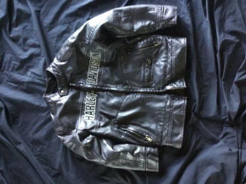 Harley Davidson genuine kids leather jacket