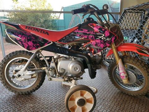 Honda crf 50 dirt bike