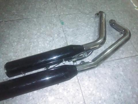 Harley Davidson exhaust muffler shield