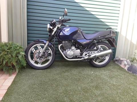 Honda XBR 500cc classic motorcycle