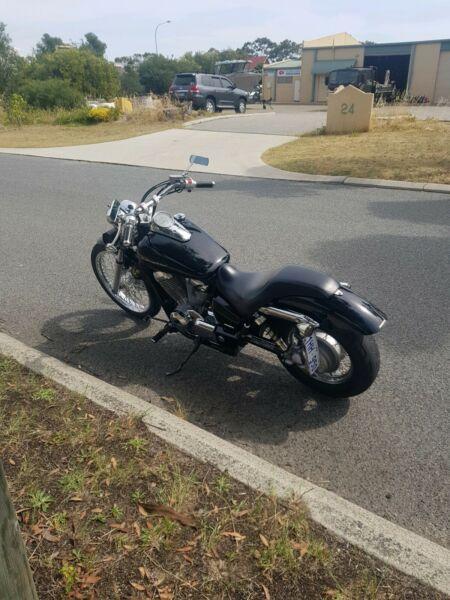 Honda shaow very reliable and clean bike.cobra pipes ,power 5