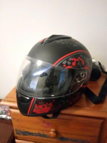 Motorbike helmet, new