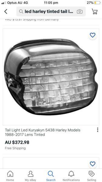 Kuryakyn smoked led tail light lense