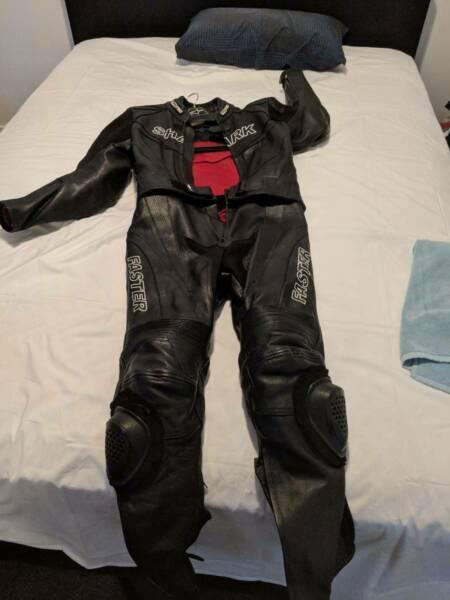 Motorcycle 2 piece suit