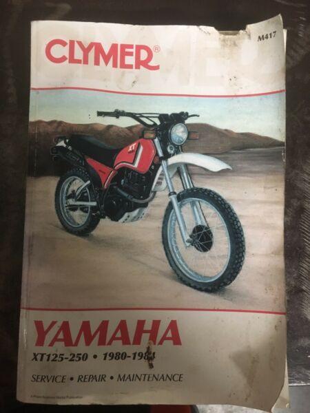Yamaha XT workshop manual