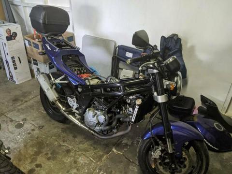 Hyosung GT650 Comet 2008 Blue (Used/Not working/parts)