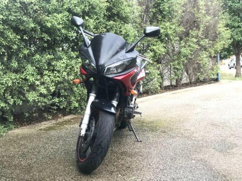 05 model-Yamahafz6s fazer 600cc with rwc. And also rego if requested