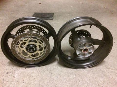 CBR600RR Front and Rear Wheels