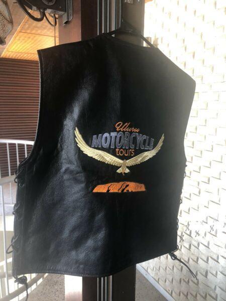 Harley leather vest