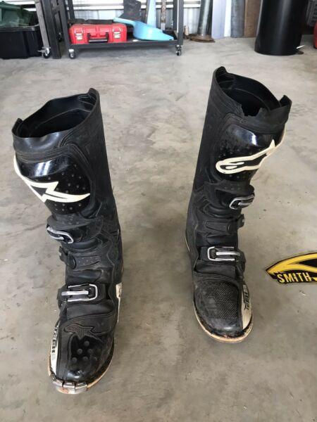 Alpinestar tech 8 motocross boots size 11