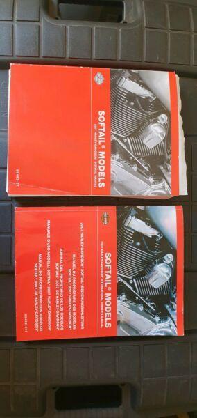 Harley Davidson Softail models service and owners manuals