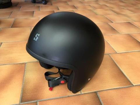 Scorpio Matt Open Black Helmet size L New