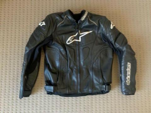 male alpinestars gp plus r perforated motorcycle jacket size 54