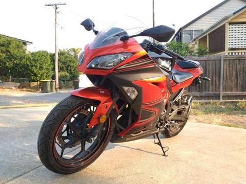2014 Kawasaki Ninja 300 ABS Special Edition LAMS approved motorcycle