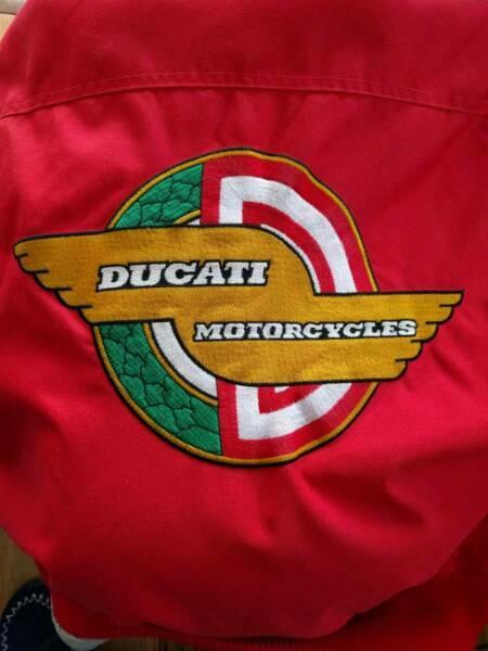 Ducati Motorcycle Jacket - Red (Official Cagiva Group)