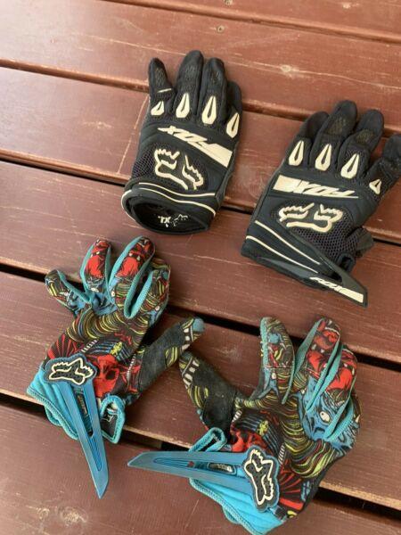 Fox Motorbike Gloves