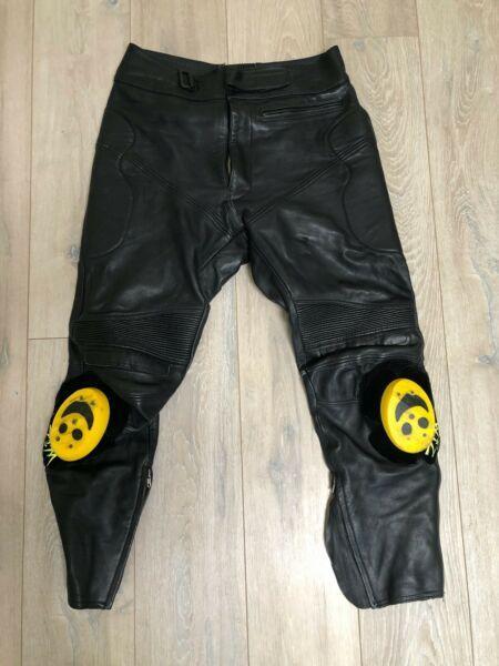 Teknic Leather Motorcycle Pants (36 waist)