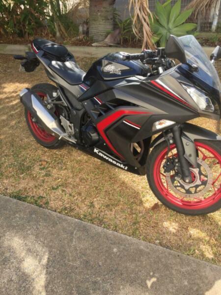 Kawasaki Ninja 300cc 2016 model special edition only done 4000km