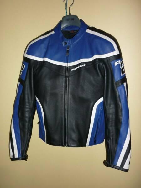 Spidi R2 men's Italian leather jacket size 48 AS NEW