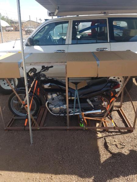 Motorbike transportation crate
