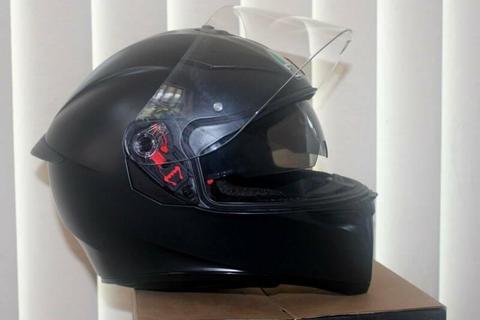 AGV K-3 SV Matt Black motorcycle helmet ECond Med/Small