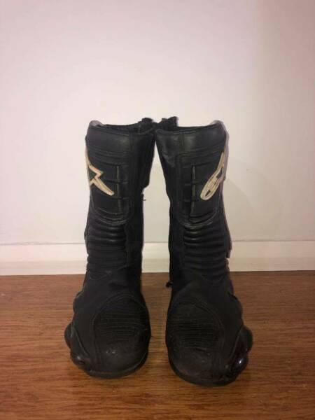 Alpine Star Used Motorcycle Boots - Euro Size 46