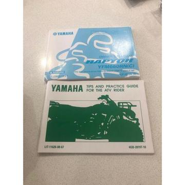 Yamaha Raptor owners manual