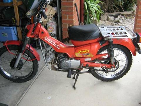 Honda CT 110 Postie bike 1985 model